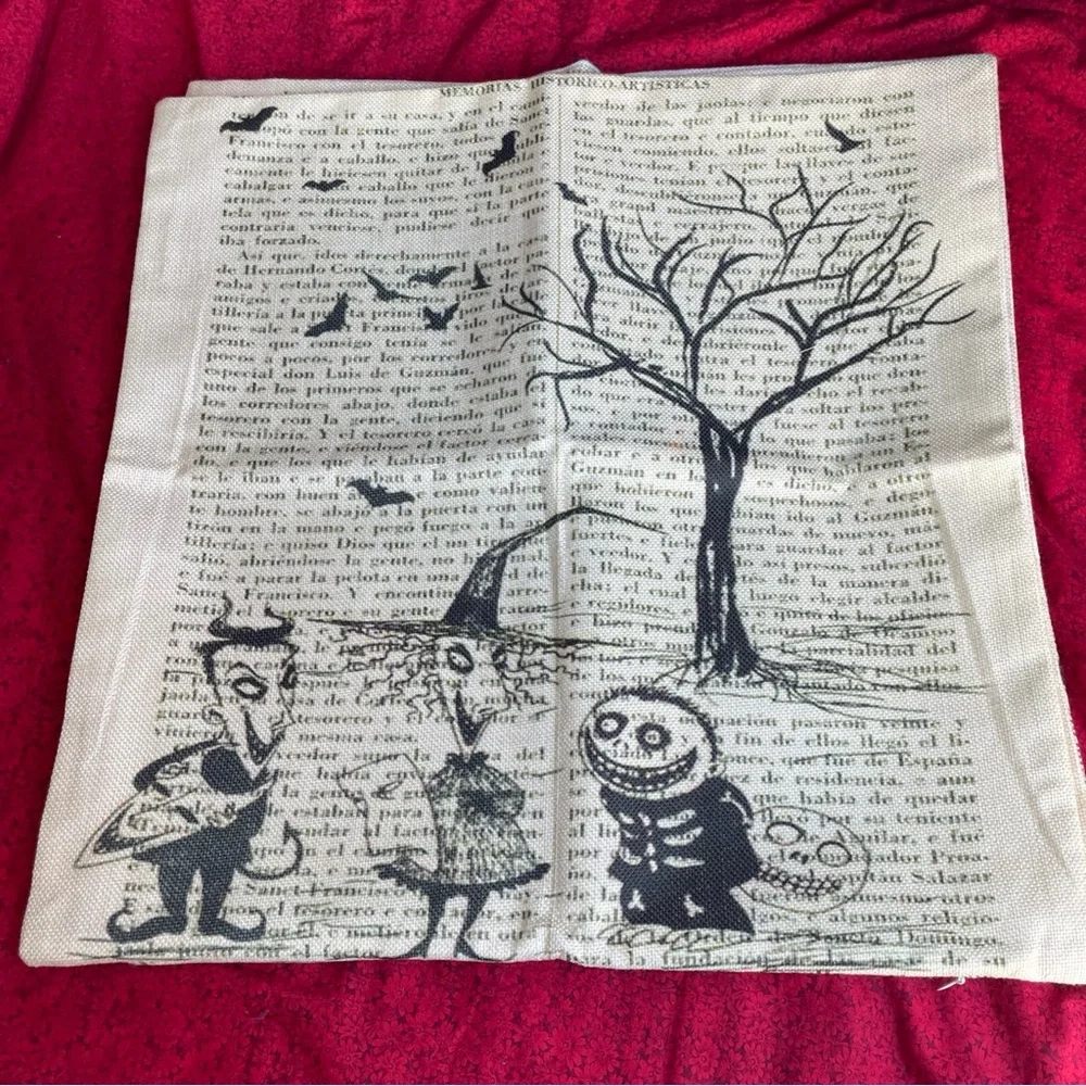 The‎ Nightmare Before Christmas Throw Pillow Cover Set (4) 17x17